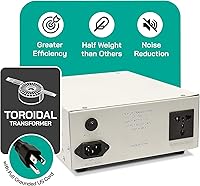 Vista 3 de LiteFuze LF 1500-watt Transformador Convertidor de Voltaje de Alta Resistencia con Tecnología de Detección de Vatios - Convertidor de 110/120V a