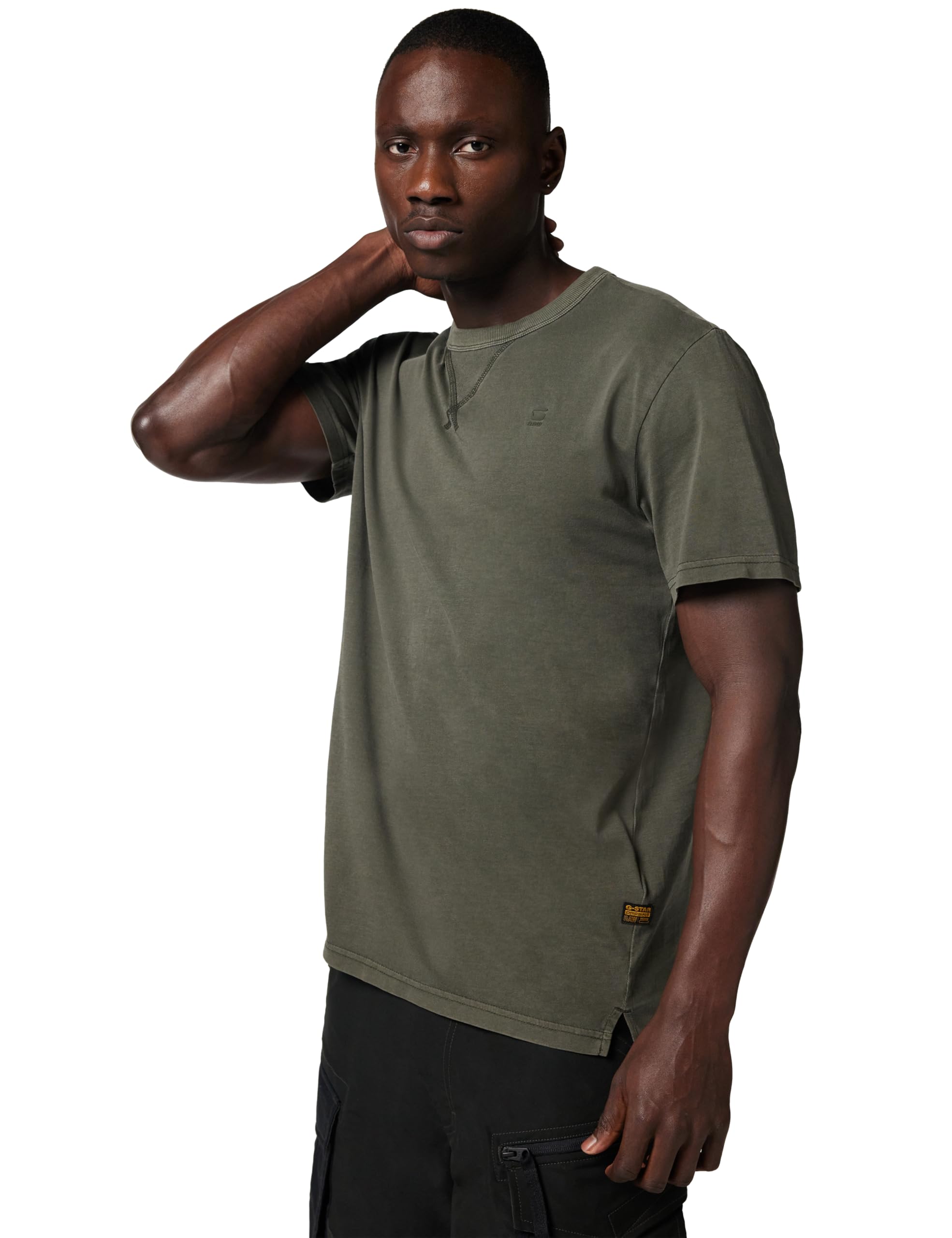 G-Star Nifous-T-Shirt D24449-2653-B575 – Grünschwarz? Grün