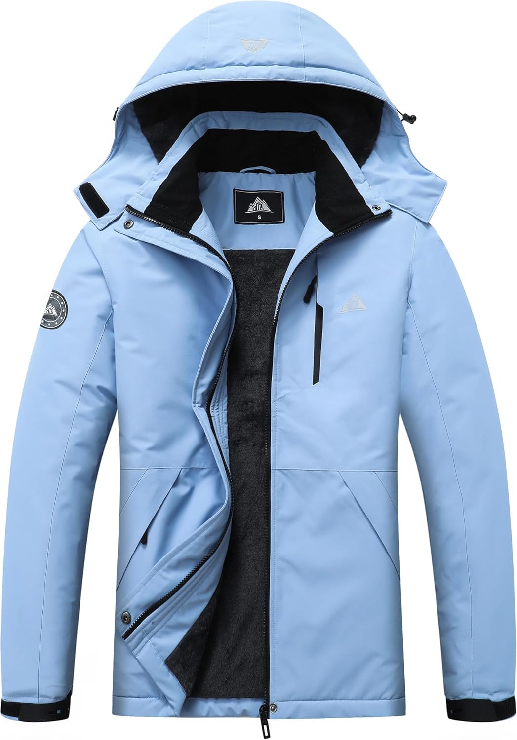 MOERDENG Women’s Waterproof Snow Ski Jacket – Warm Winter Coat Insulated for Snowboarding, Softshell for Winter Hiking