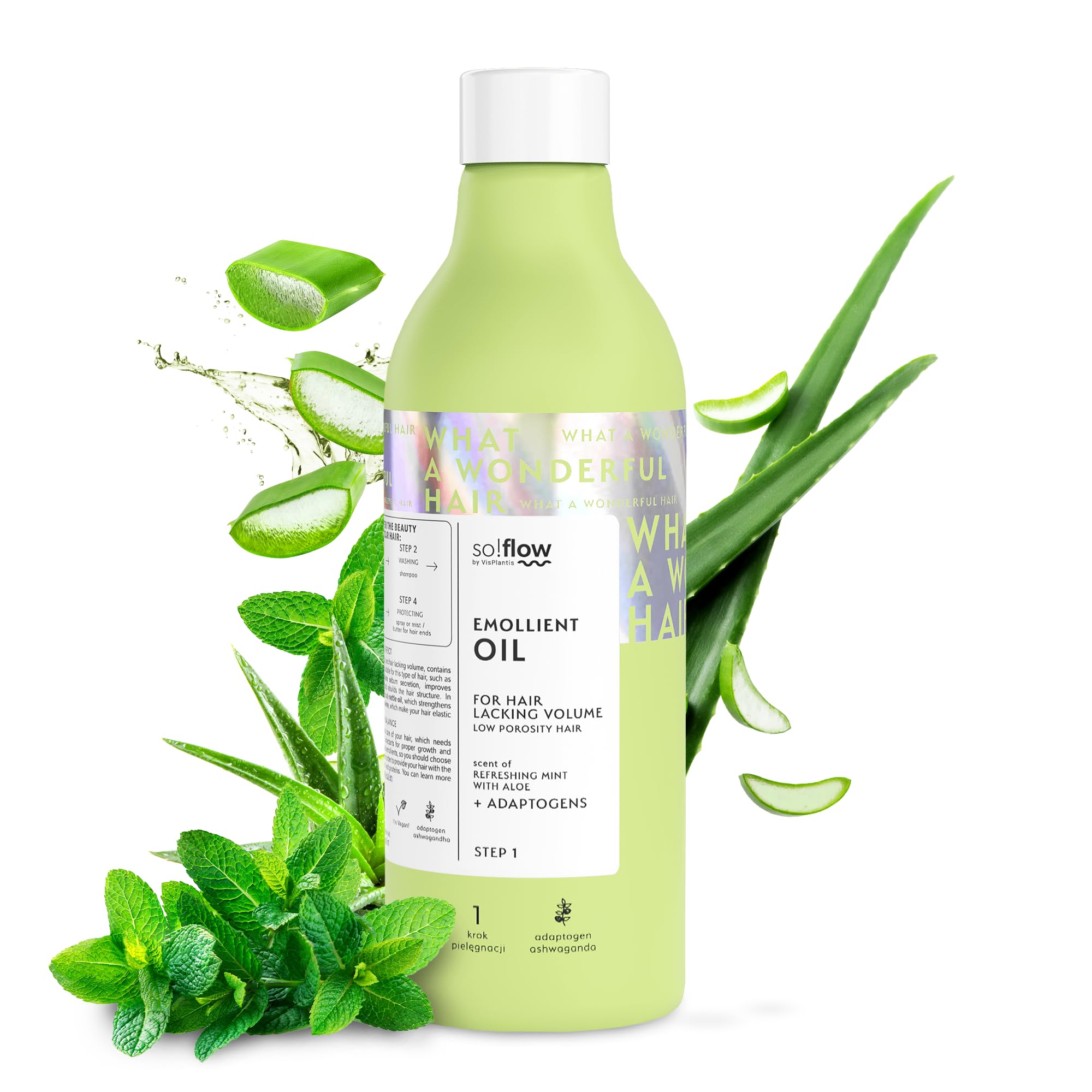 So Flow Hair Volume Organic Coconut Oil Low Porosity
