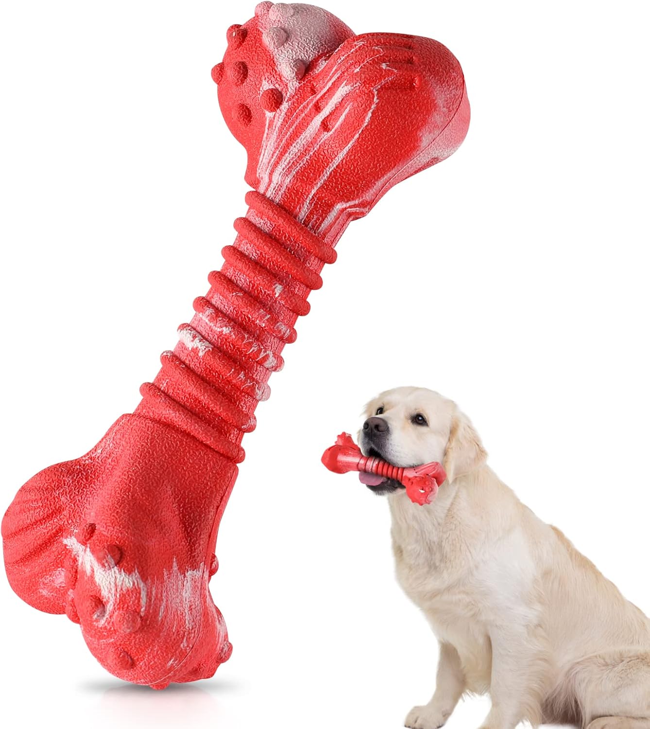 Tough Dog Toys for Aggresive Chewers/Dog Toys for Large Dogs/Durable