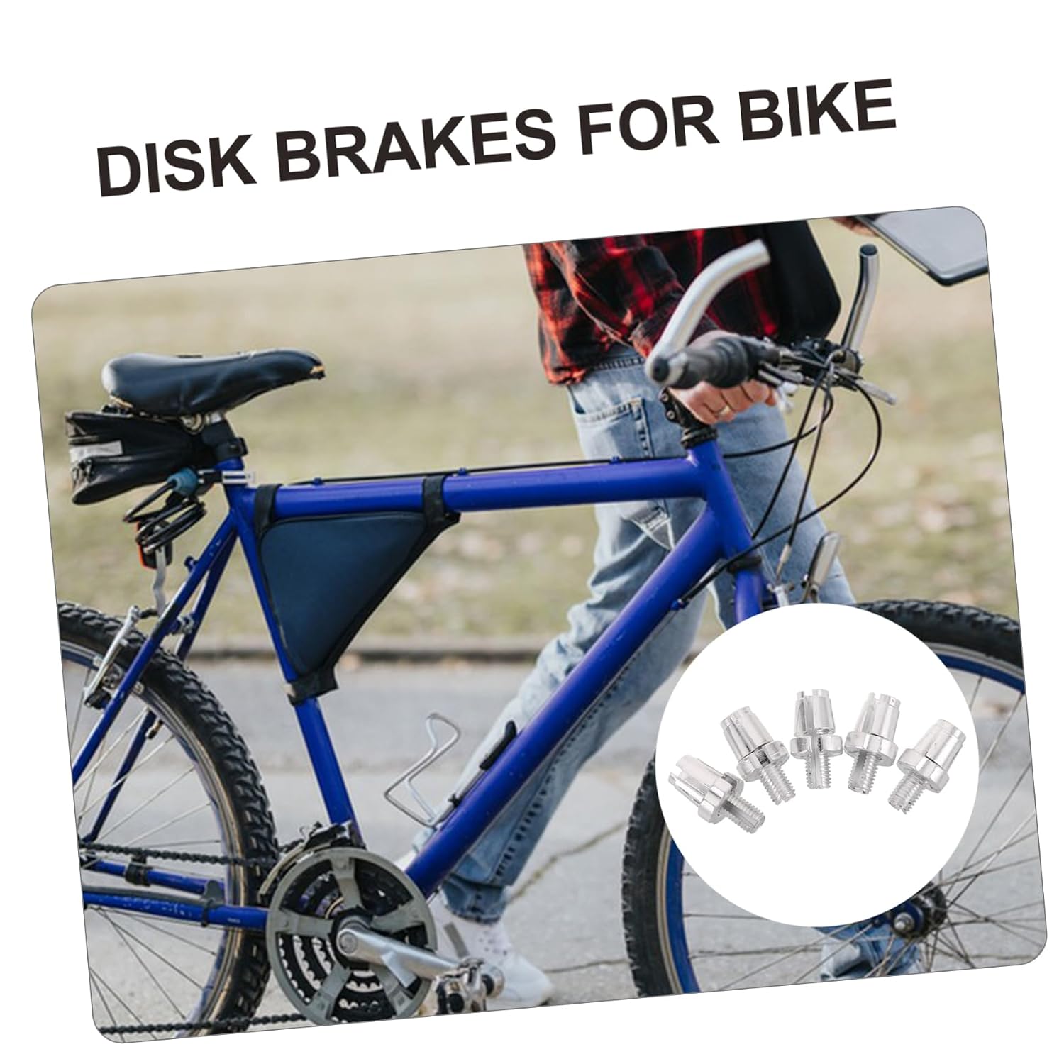 15pcs Brake Caliper Adjustment Screws Aluminum Alloy Fasteners for Mountain and Road Bikes Portable Design for Easy Installation and Enhanced Performance