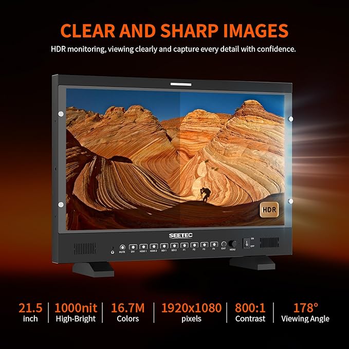 Monitor 21.5" Full HD 1080p 1000nit HDR con Waveform miniatura 4