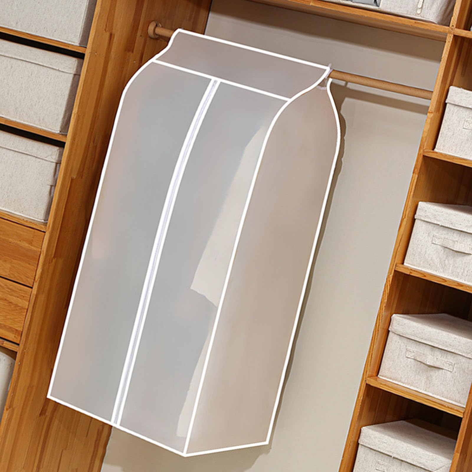 Clear Hanging Wardrobes Cover PEVA Materials Waterproof Garment Storage Bag for Clothes Protections Multiple Size Hanging Dustproof Clothes Protectors