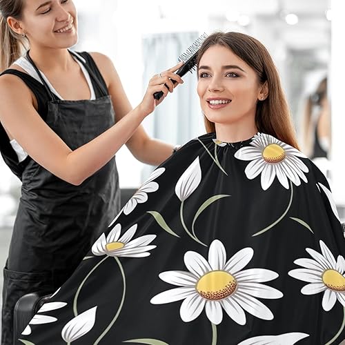 Miniatura 7 de Capa de corte de pelo Fox Capas de salón de belleza impermeable, capa de maquillaje 64.9 in x 55.1 in