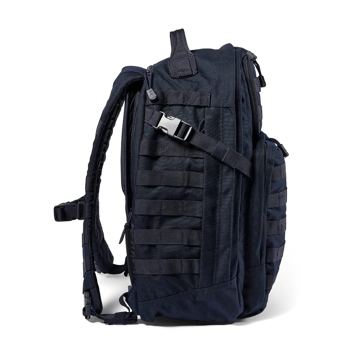 5.11 Mochila táctica – Rush 24 2.0 – Paquete Molle Militar, CCW y compartimento para laptop, 37 litros, Azul Marino, Estilo 56563
