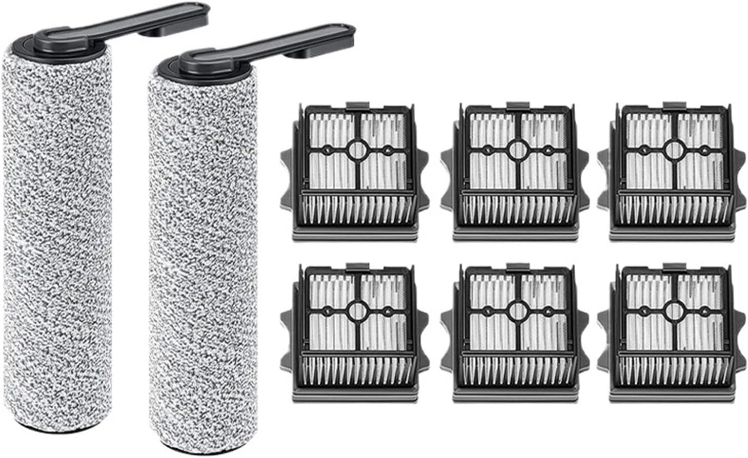 Wet Dry Vacuum Accessories Set, Compatible for Tineco Floor ONE S5 Combo: Replacement - Includes Water Tank, Brush Roller, HEPA Filter Holder for Floor Cleaner Parts ﻿(2b6f)