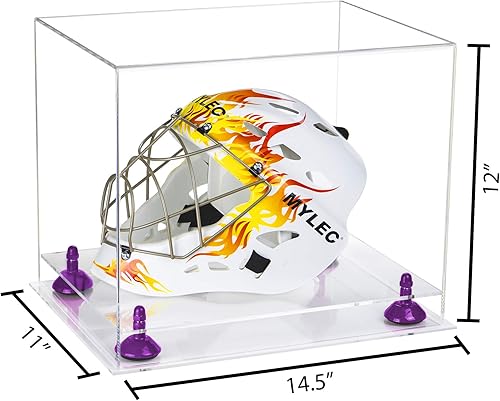 Miniatura 5 de Better Display Cases - Carcasa acrílica para casco de lacrosse