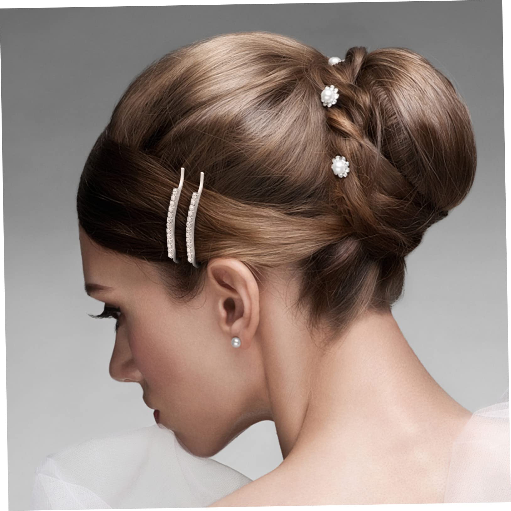 FOMIYES 60stücke Haarklammern Mit Strasssteinen Elegante Haarspangen Für Damen Und Mädchen Für Dickes Haar Glitzernde Haarnadeln Für Besondere Anlässe Und Alltagslooks
