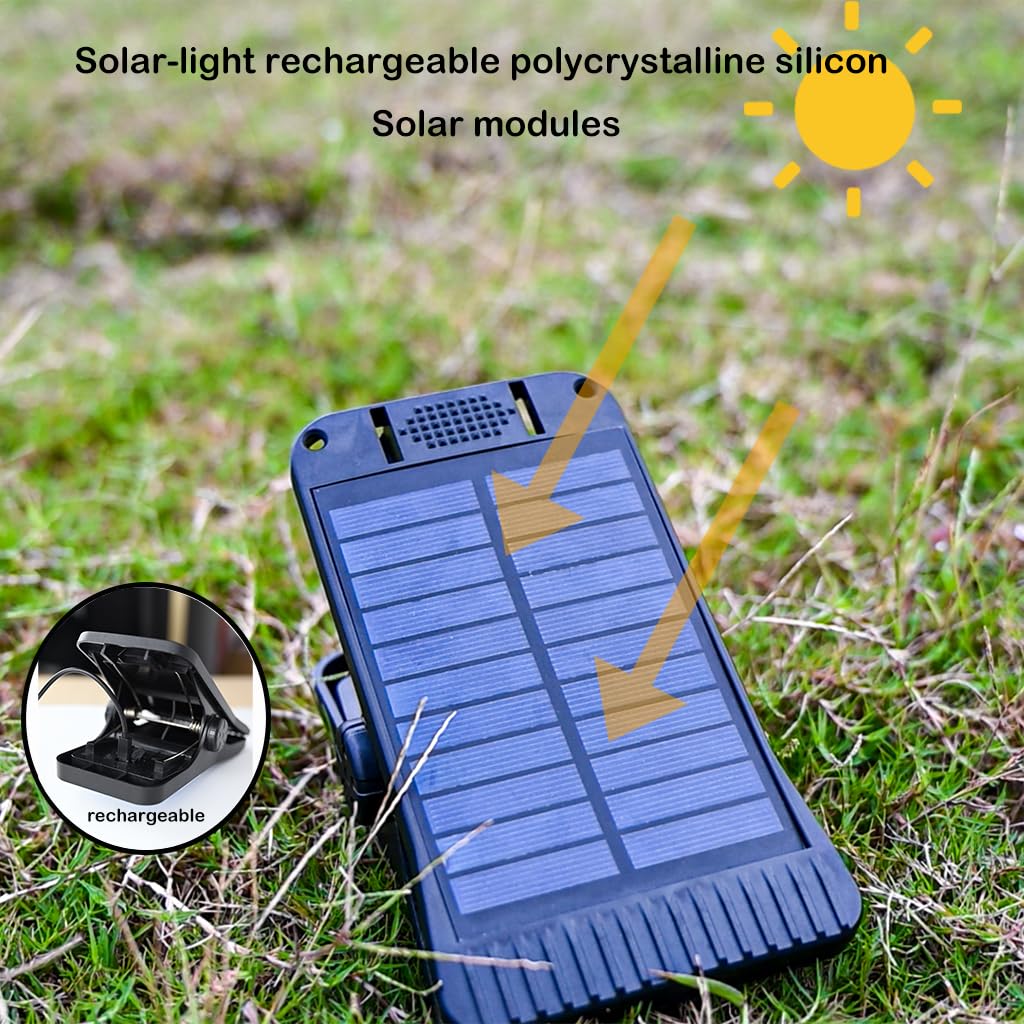Hqynss Clip On Solar Light Outdoor 1500mAh, New Enhanced LED Outdoor Solar Light, Motion Detection Sensor Light - Image 2