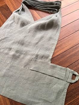 茶道稽古着　二部式　リネン混合　ライトグレー 茶道稽古着 二部式 リネン混合 ライトグレー