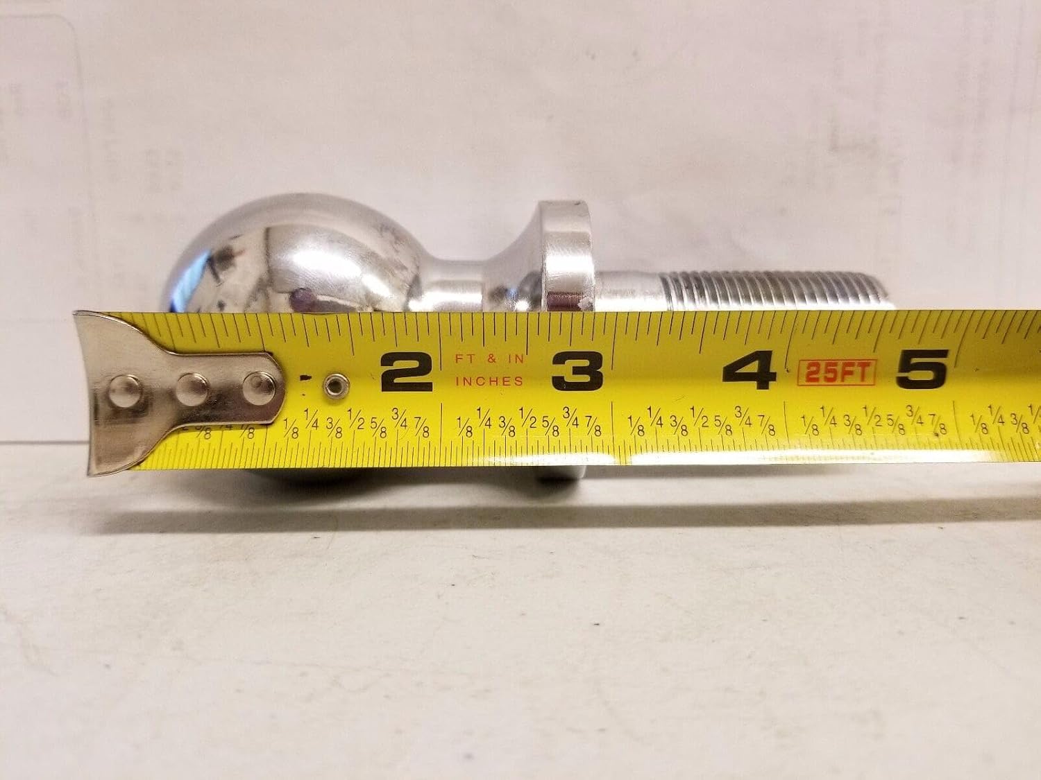 J12100 Hitch Ball 2" x 1" Shank 5000# Rated Chrome Trailer Truck Camper J-12100 J-12100