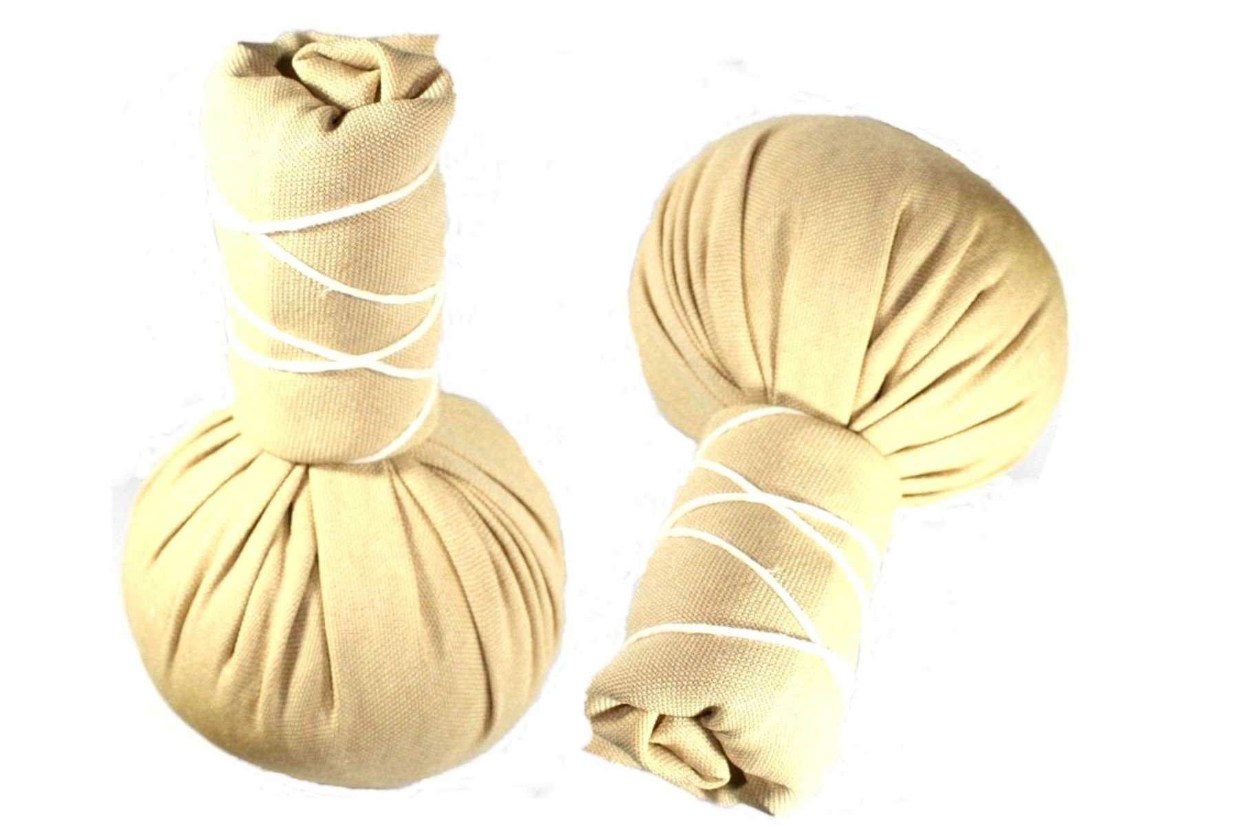 Kräuterstempel - Thai Selection - 20 Stück a` 75g - Brauner Compress Ball - Linderung von Muskelverspannungen