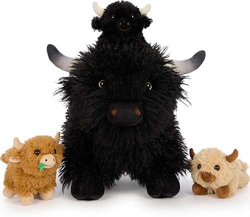 Vista 67 de Muiteiur Animal de peluche de tortuga marina, suave juguete de peluche con 3 bebés, vida marina de peluche azul para niños y niñas (azul)