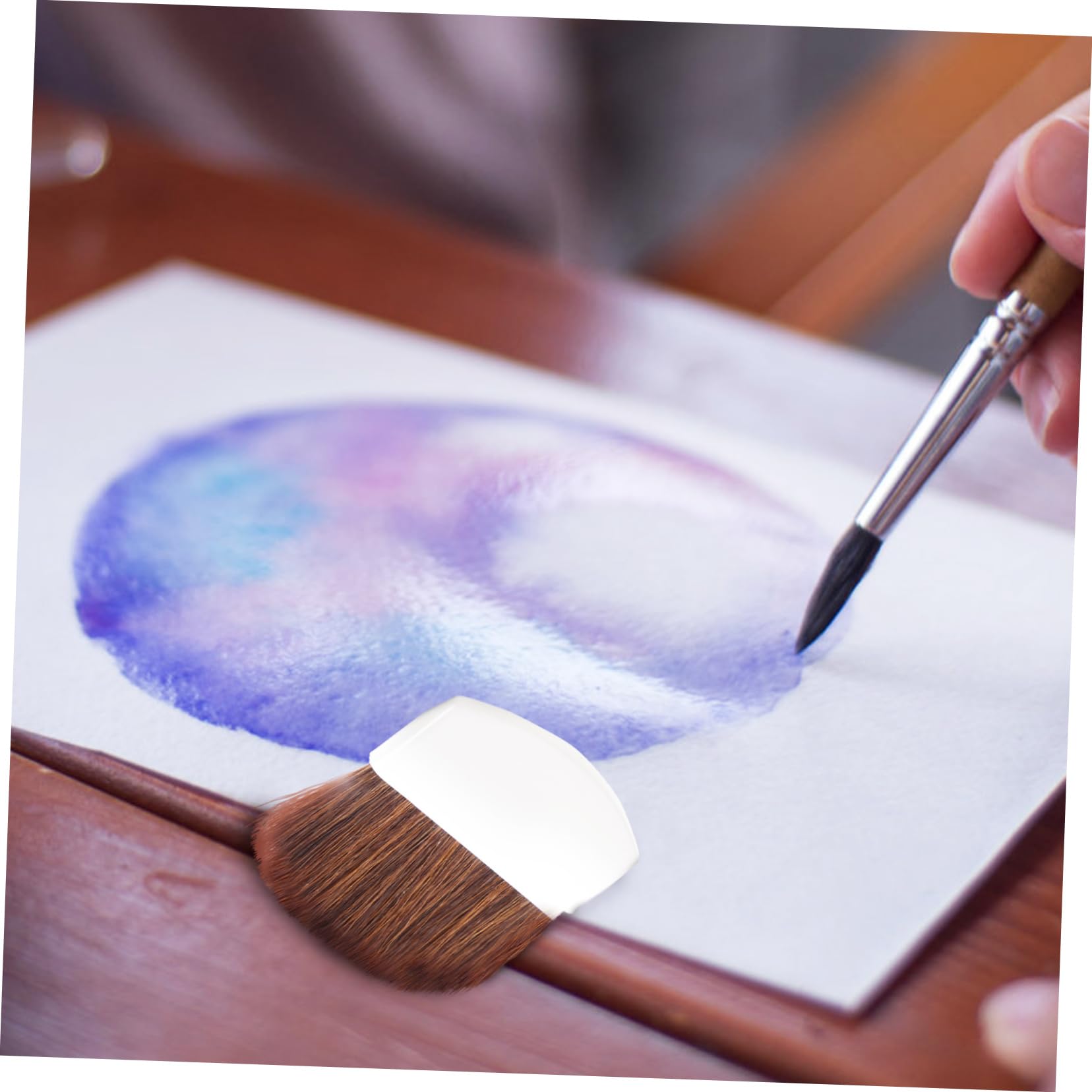 OSALADI Conjunto De Cepillos Pequeño Arte Diminuto Mini Pinceles De Pintura Cepillo De Dibujo Pinceles De Artistas Cepillo De Color De Agua Brocha Fibra 10 Piezas X 4