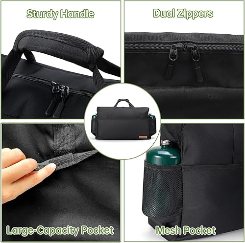 Miniatura 4 de Funda de transporte para estufa de campamento Coleman de 2 quemadores, bolsa de transporte para estufas de campamento Chef Everest  Bolsa de