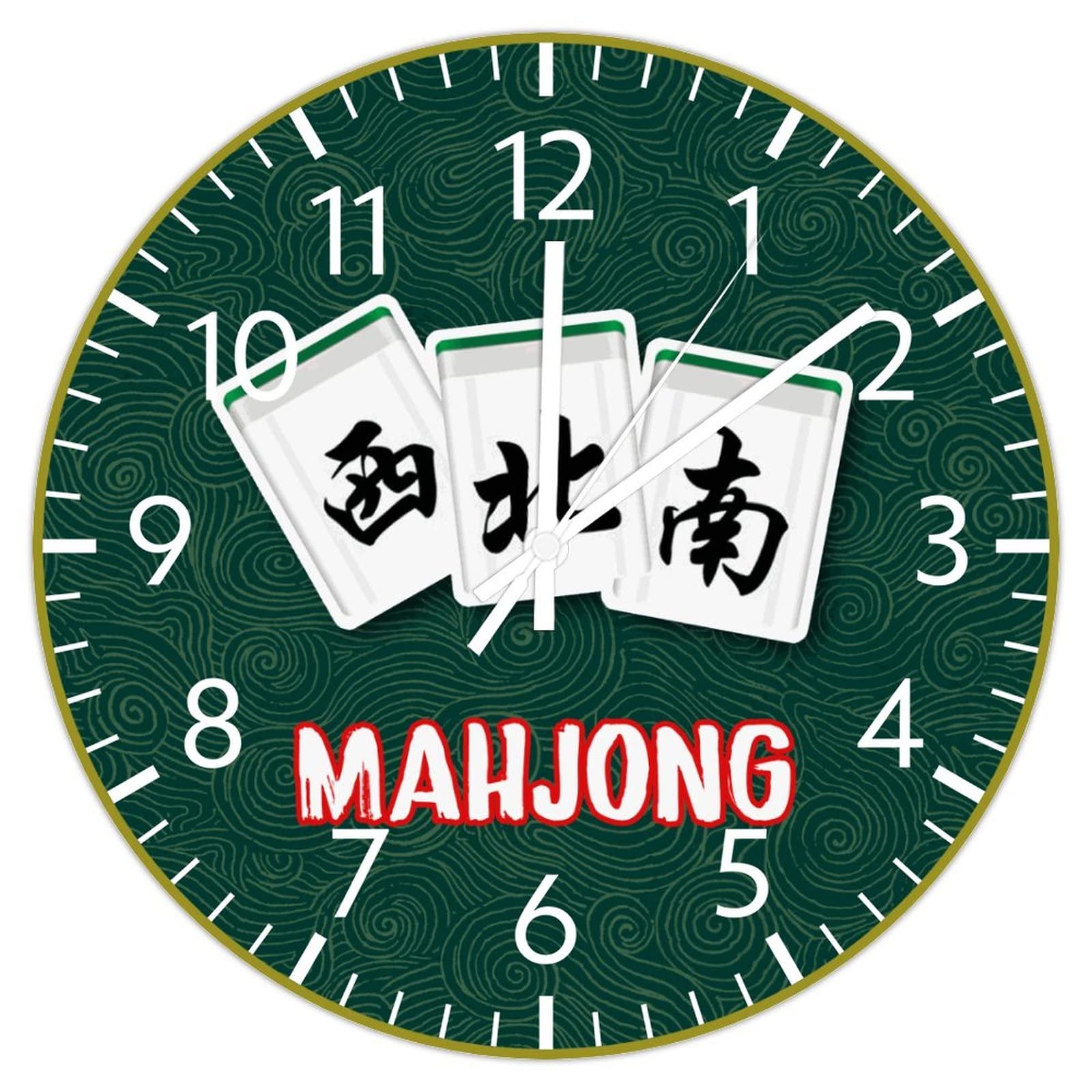 Horloge murale style chinois pour salon et cuisine