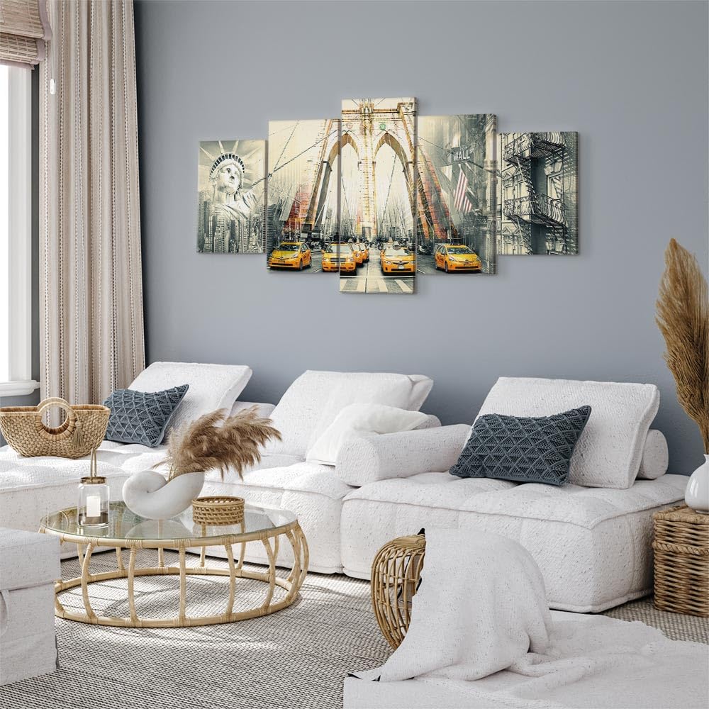 Panneau Acoustique XXL 5 Parties 225x112,5 Cm – Forêt Oiseaux, Isolation Phonique & Décoration Murale Élégante