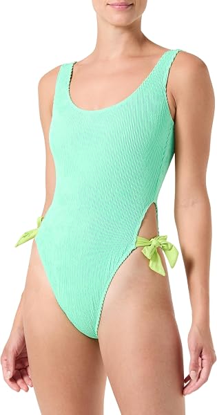 Hurley Strój kąpielowy jednoczęściowy Kobiety Solidny Scrunch Umiarkowany Jednoczęściowy