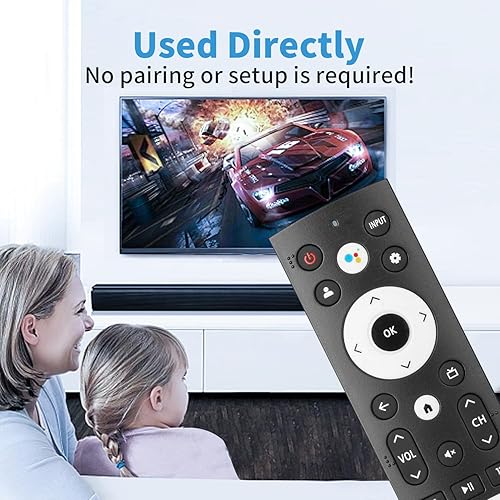 Miniatura 5 de ERF3M90H - Control remoto compatible con Hisense Smart Google TV 43A6H 43A65H 43A68H 50A6H 50A65H 50A68H 50U6H 55U75H Reemplazo con Netflix