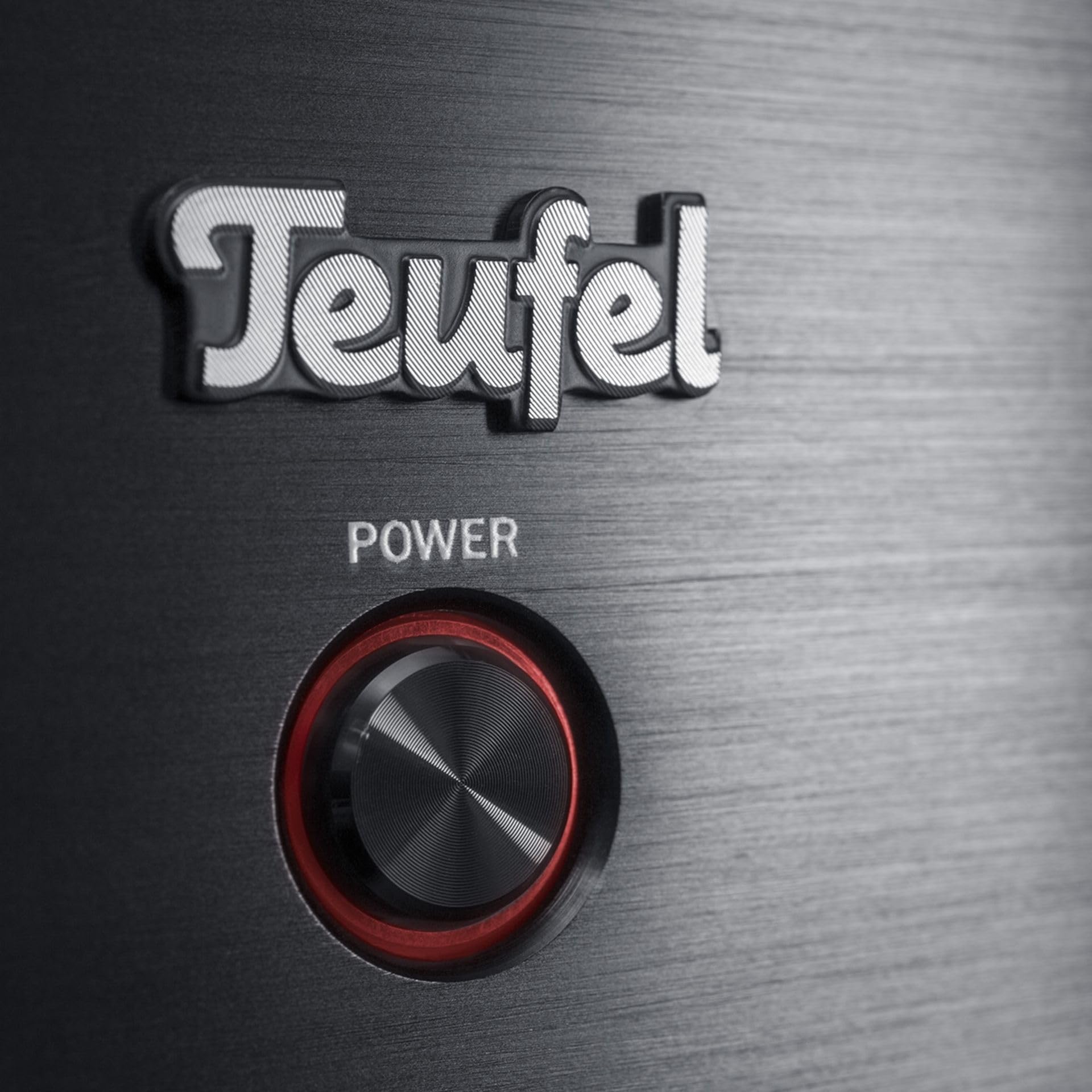 Teufel Kombo 62 CD-Receiver Kraftvoller Stereo-CD-Receiver Verstärker mit Bluetooth DAB+ Schwarz