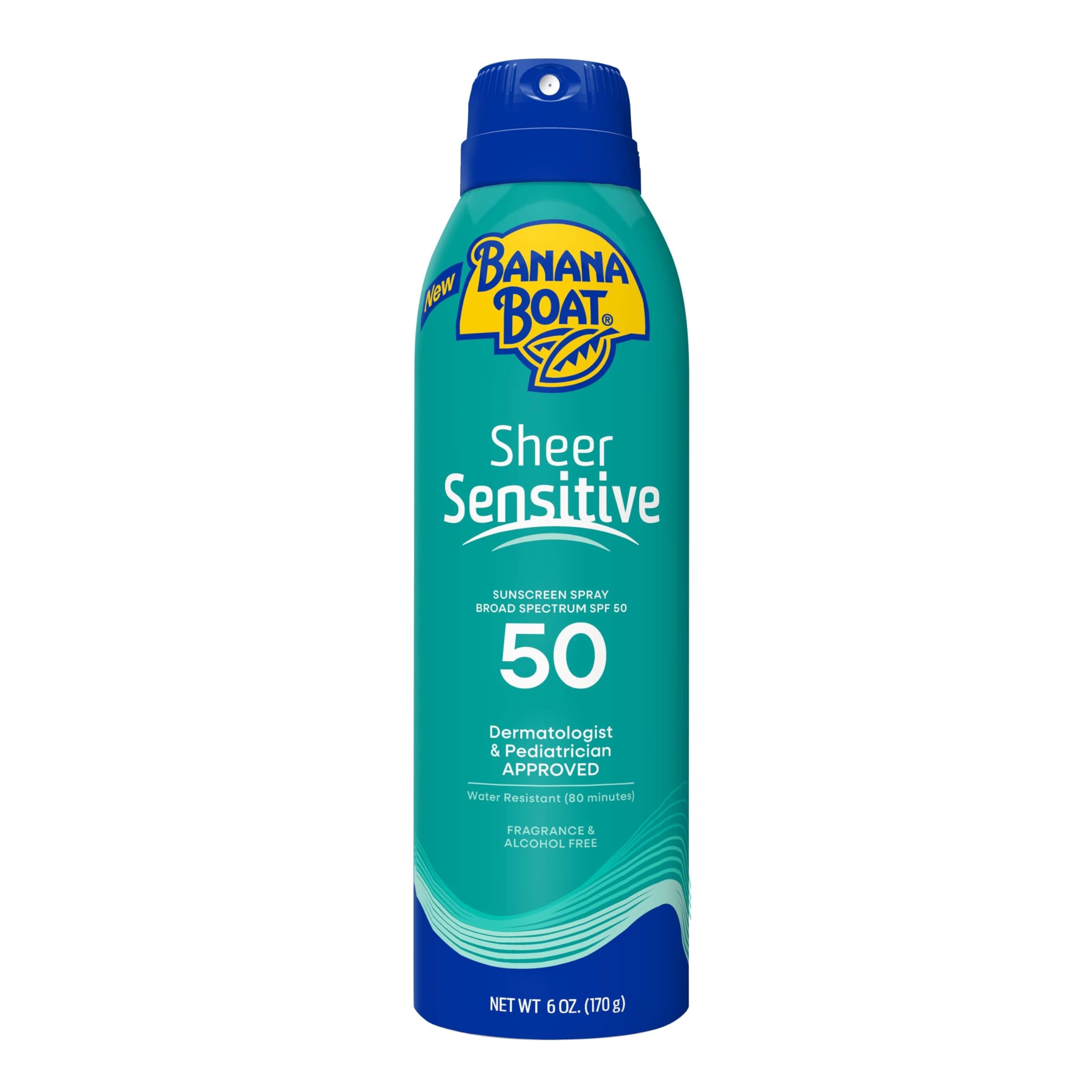 Banana Boat Sheer Sensitive Body Spray SPF 50 6oz