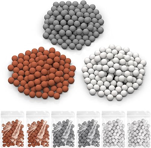 YDmeet Bolas minerales de repuesto para repuestos de cabezal de ducha filtrado, cuentas suavizantes de agua, bola de piedra de filtración para