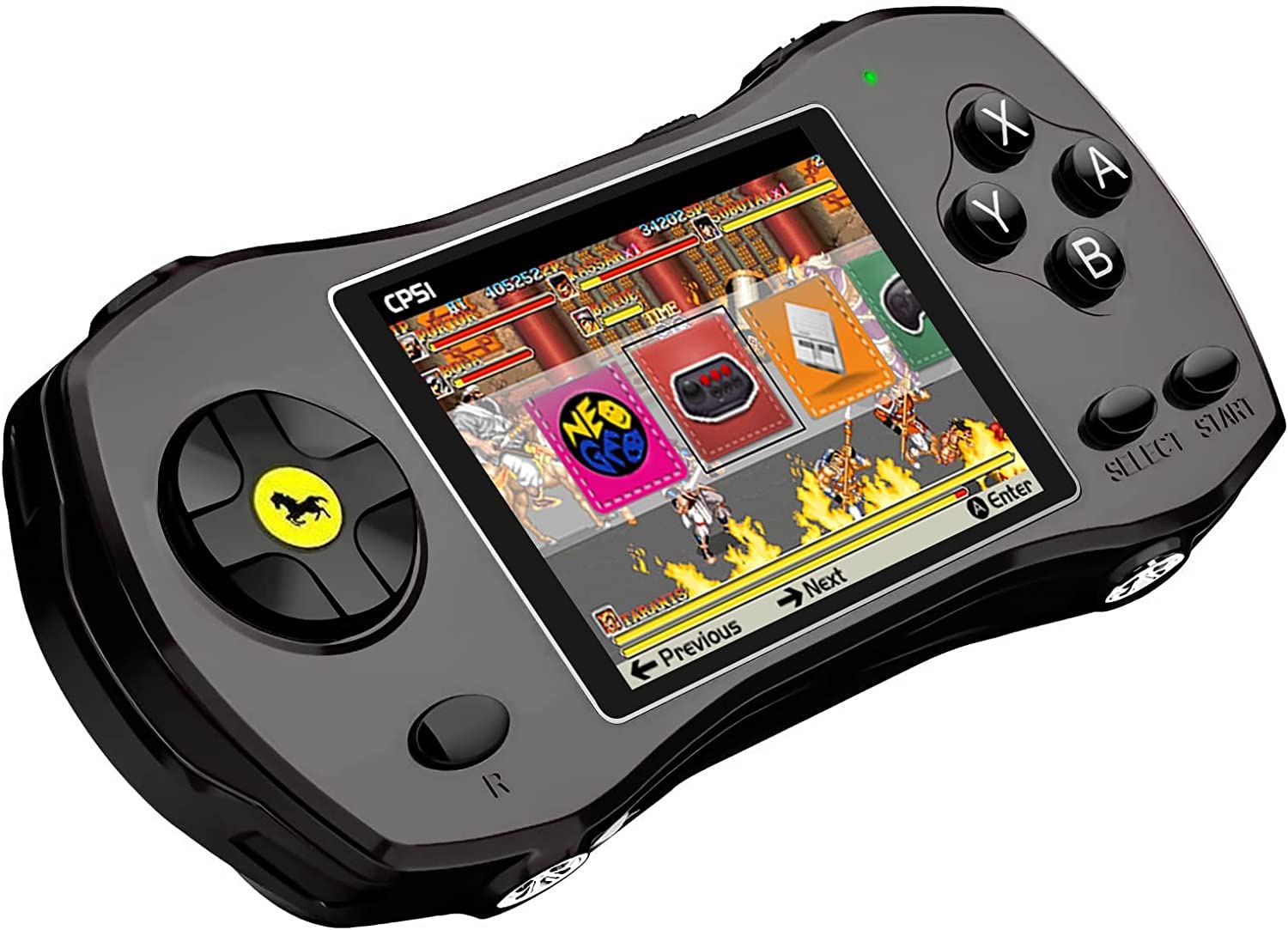 F2 Portable Game Console, 3.0 Inch IPS Screen, Supports External TF Card, 32G with 5000+ Games, 1800mAh Battery (Black)
