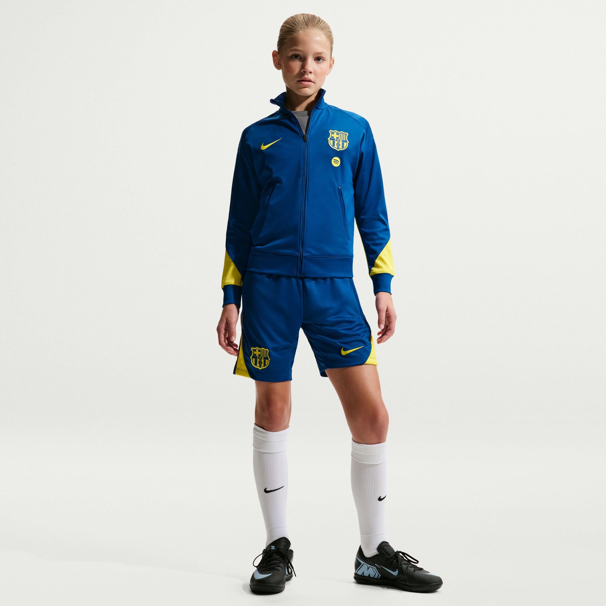 Nike - FCB Y Nk DF Strk Short Kz Se, Shorts da Calcio Bambini e Ragazzi