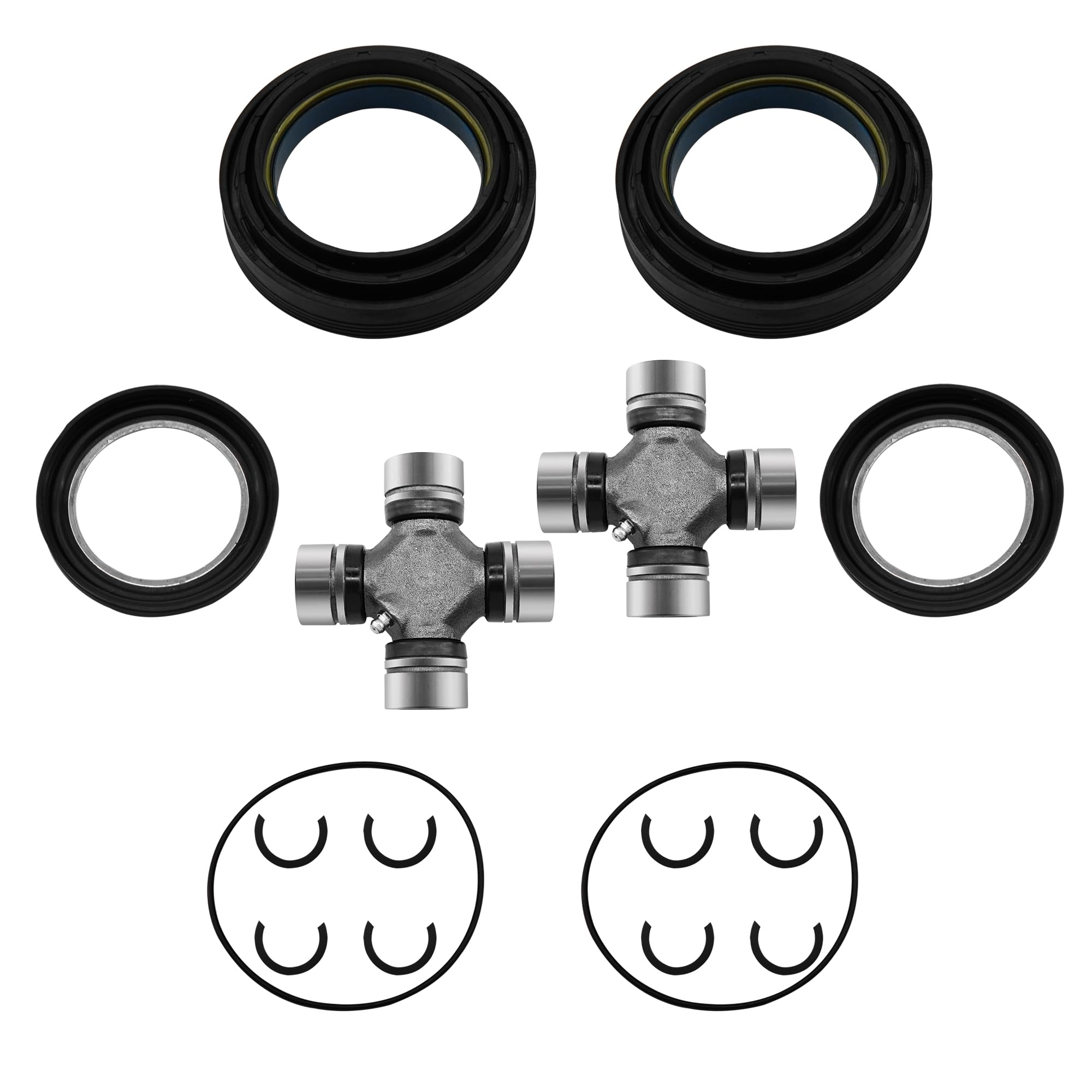 Photo 1 of GLOCRORET Front Axle Seal & U-Joint Kit Fit for 1998-2005 Ford F250/F350/F450/F550 Super Duty & Excursion with Dana 50/60, Replaces 2002692, 50381, 50491, SPL55-4X