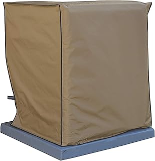 Comp Bind Technology Air Conditioning Cover Compatible with System Unit Lennox Merit Model 14ACX-036. Outdoor, Waterproof Tan Nylon Cover Dimensions 28.6''W x 28.6''D x 37.6''H by Comp Bind Technology