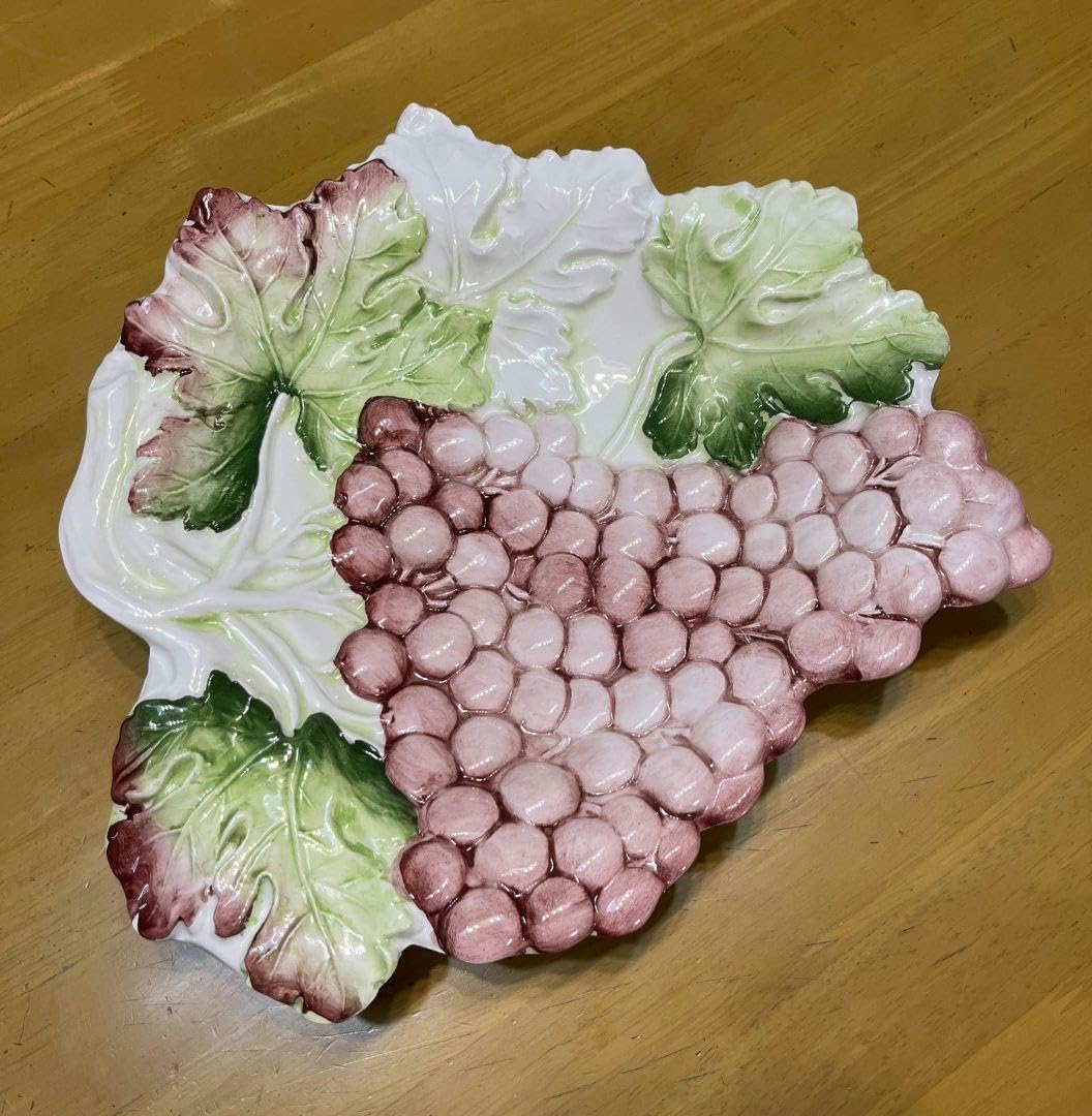 【希少】イタリア製Demain／ドマン／魚型大皿 32cm ／ペッシェ／廃盤品 Amazon.co.jp: Italy collection Demain ドマン ぶどうの皿 イタリア製