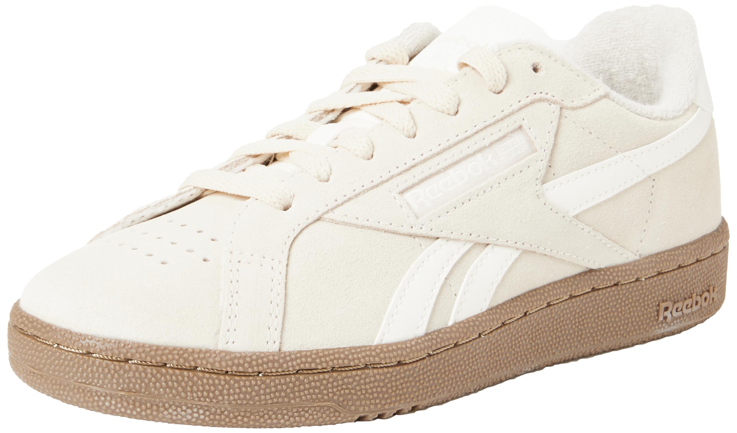 Reebok Men Club C Grounds UK Sneaker, Stucco/Chalk/Reebok Lee 2, 4.5