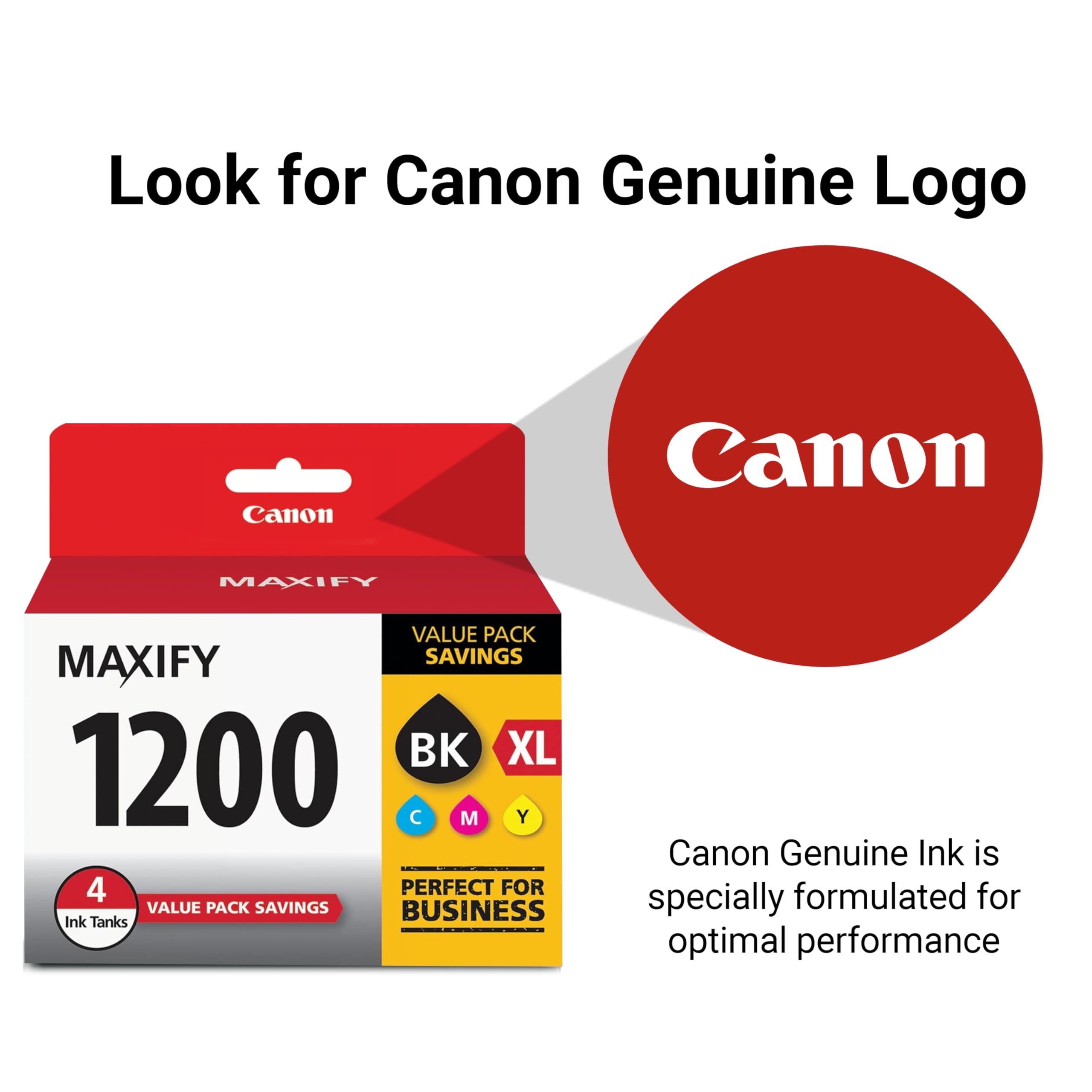 Amazon.com: Canon PGI-1200 XL Genuine Four Color Value Pack