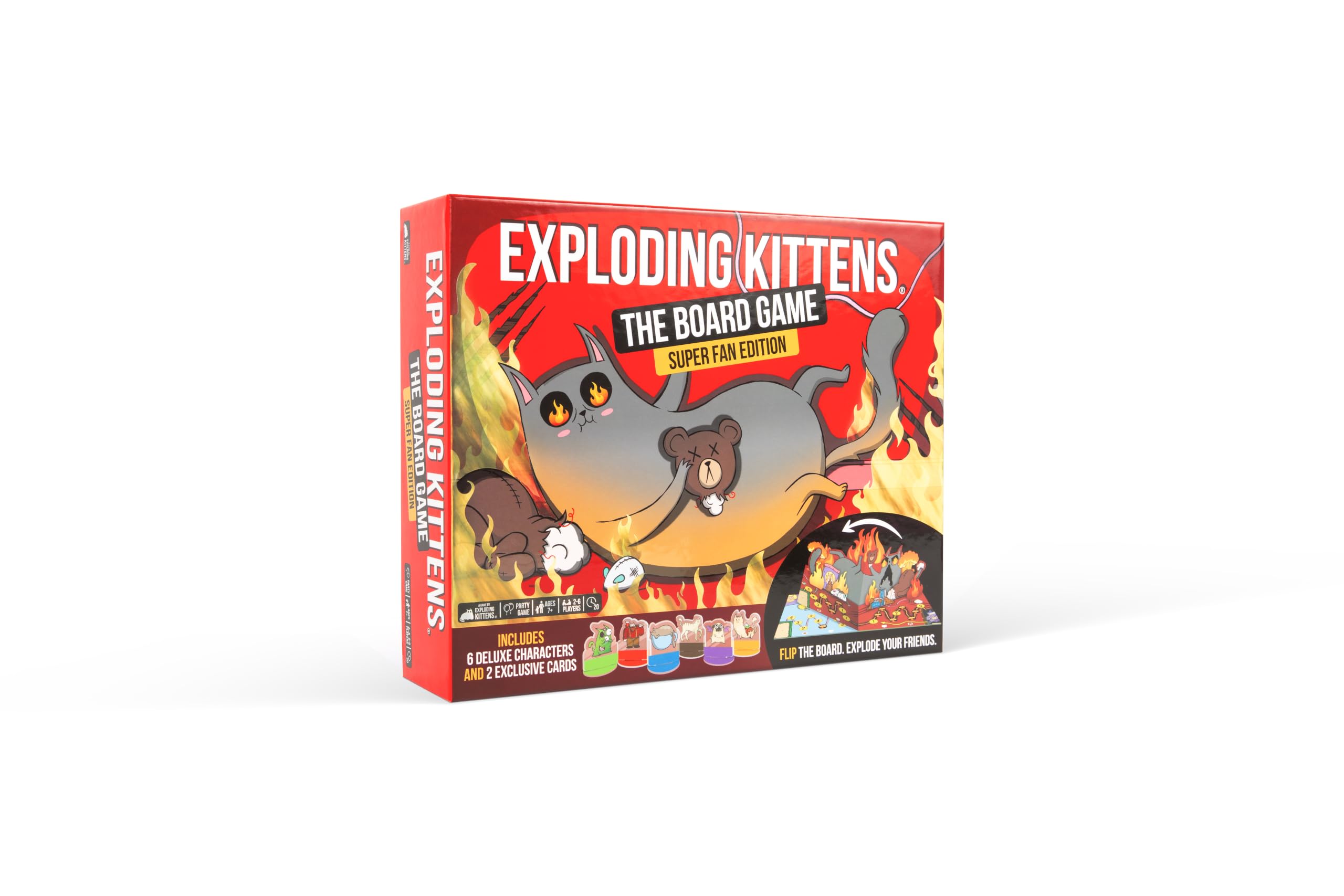 Exploding Kittens The Board Game, 2-6 Players, Age 7+
