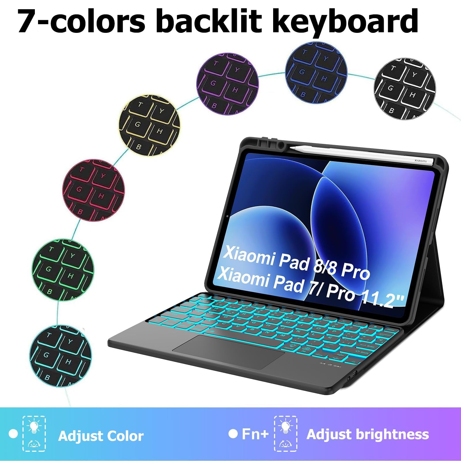 Amazon.co.jp: Xiaomi Pad 7/7 Pro/Xiaomi Pad 8/8 Pro 11.2インチ用
