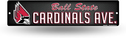 Miniatura 132 de NCAA Rico Industries Placa de calle de plástico Placa de calle de plástico de 4" x 16" Color del equipo,Alternativo,Champ,man