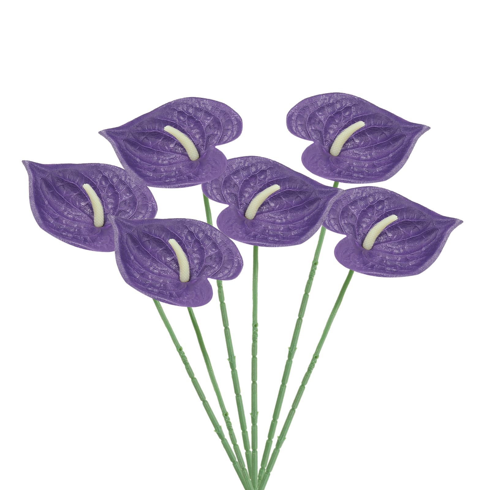 PATIKIL 13" Artificial Anthurium Lily Flowers