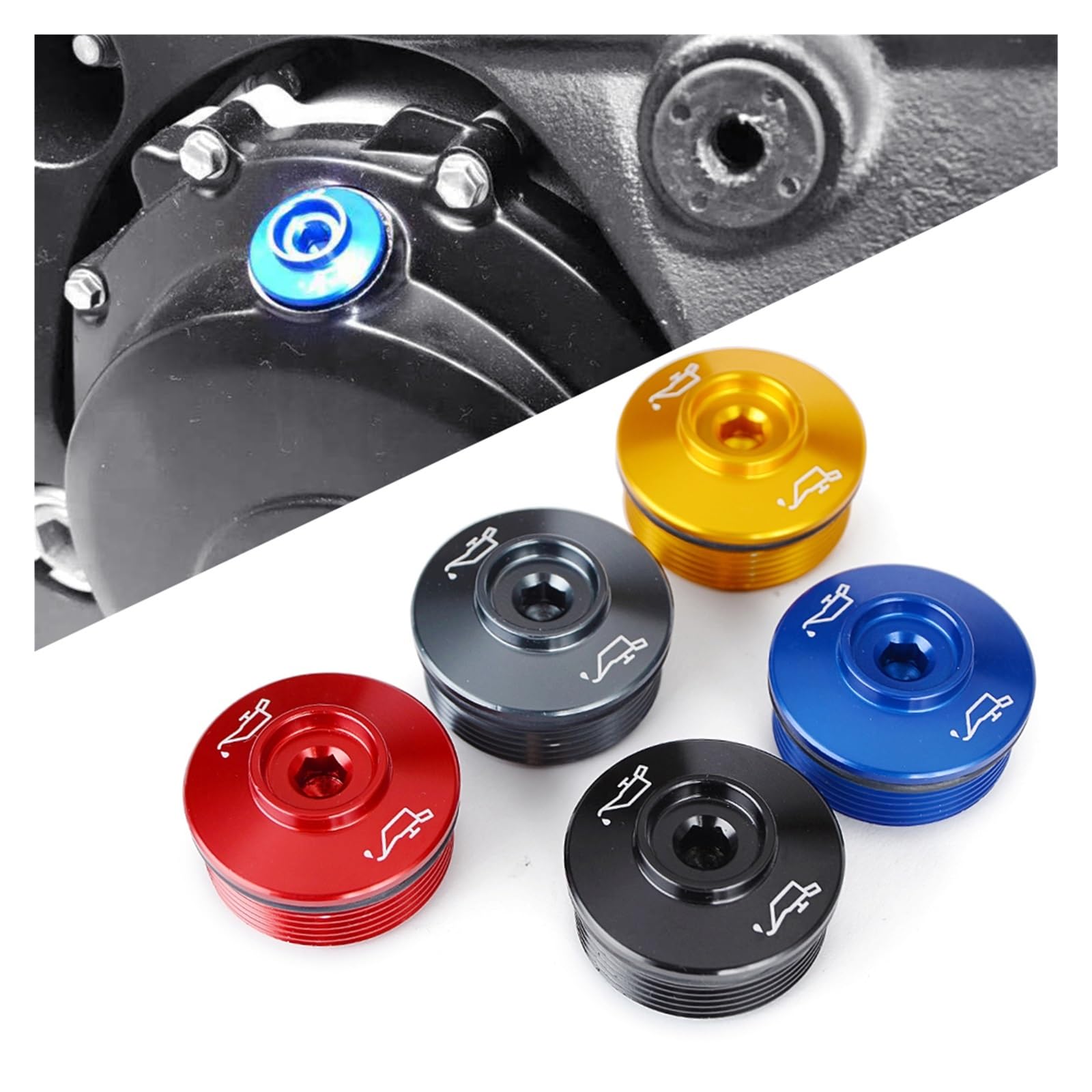 Bouchon D'huile Moteur BMW R NineT - Aluminium CNC Anodisé, Couleurs Au Choix
