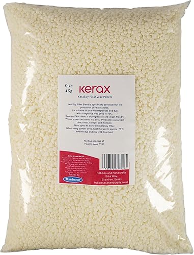 Miniatura 2 de Mouldmaster KeraSoy - Pellets de cera para pilar, 8.8 lbs, color blanco hueso