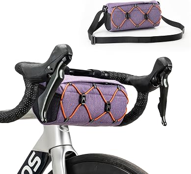 ROCKBROS Bike Handlebar Bag with Detachable Shoulder Strap, 2.2L