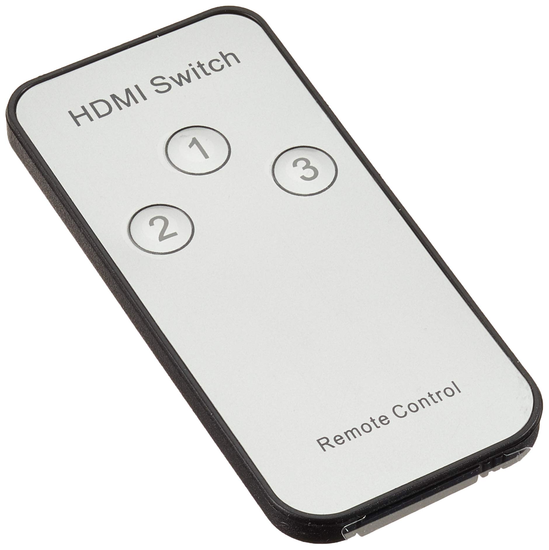 PremiumCord HDMI Umschalter 3:1 mit Fernbedienung und Netzteil, Metallgehäuse, Switch mit LED Status, Video Auflösung Full HD 1080p 60Hz, 3D, HDCP, Farbe schwarz