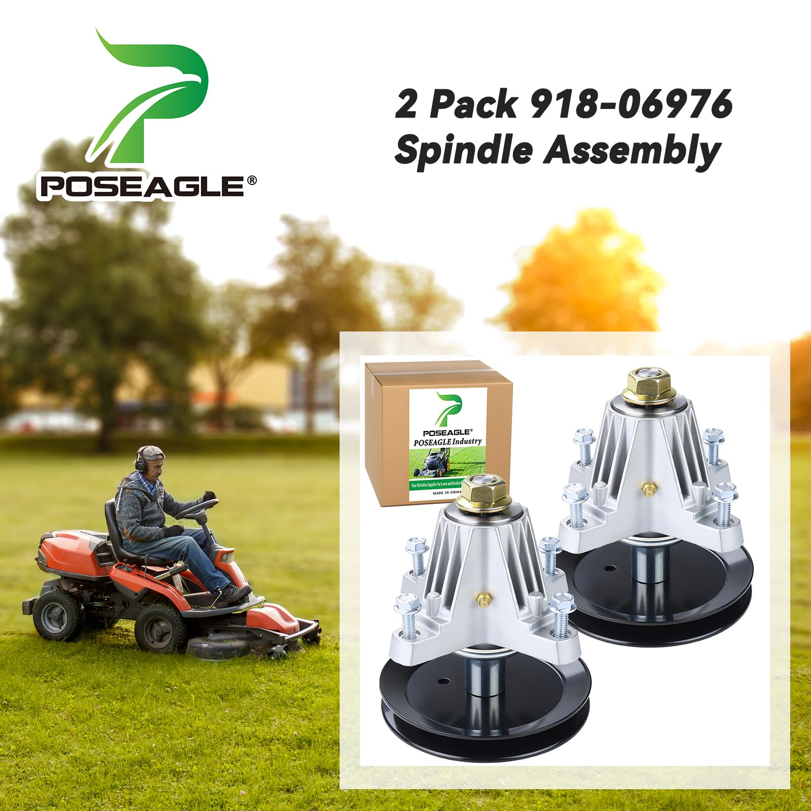Amazon.com : POSEAGLE 2 Pack 918-06976A Spindle Assembly Replace