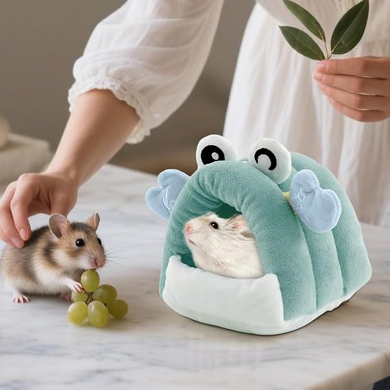Ferret Bed Enclosed Crab Shaped Plush Small Pet Bed