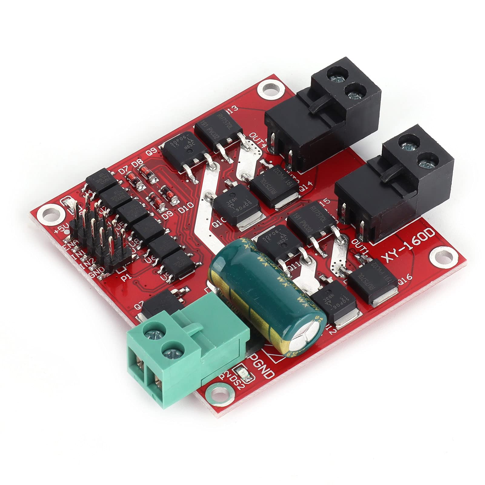 DC Motor Driver Module Double H Bridges Motor Control Board for Mechanical Engineering DC 6.5V‑27V 7A