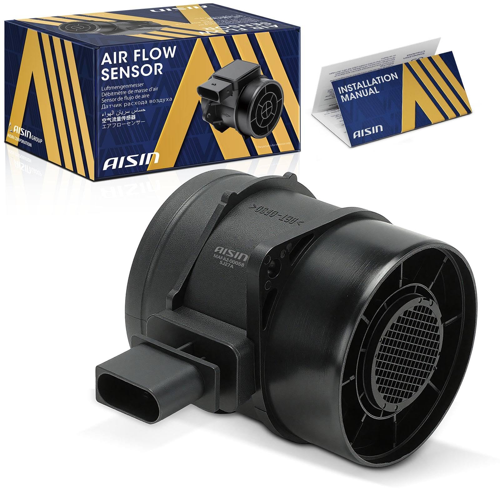 Photo 1 of AISIN AFTERMARKET MAFAZ-00058 Mass Air Flow (MAF) Sensor with Housing - Compatible with Dodge Freightliner Sprinter 2500 3500 2004-2006 2.7L - with 4 Pins