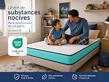 DORMISSIMO Pack 2 Matelas 80x200 Promo Confort Épaisseur 14 CM Ergonomique, Respirant, Mémoire. Idéal pour lit gigogne - 3