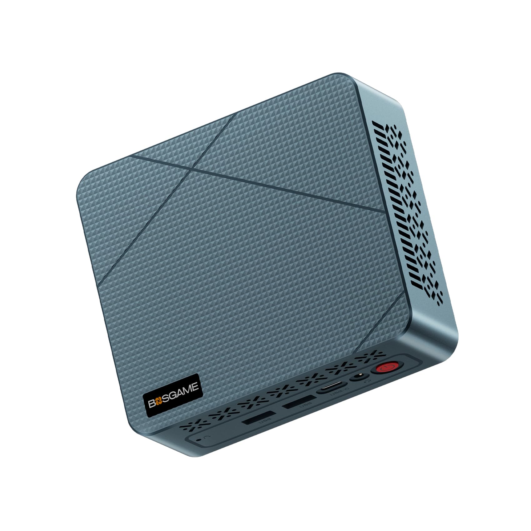 BOSGAME E3 NEO Win 11 Pro Business Mini-PC Intel N95,16 GB DDR4-RAM, 512 GB SSD, 4 Kerne, 4 Threads, bis zu 3,4 GHz, DREI 4K-Bildschirme mit 60 Hz, HDMI, Typ-C, USB 3.2, LAN