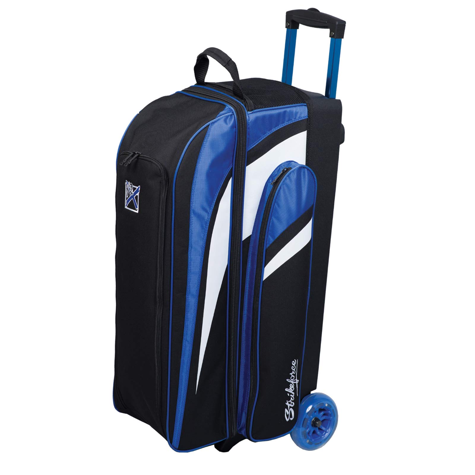 KR StrikeforceCruiser Triple Roller Bowling Bag with Room for Accessories - Balls - Shoes