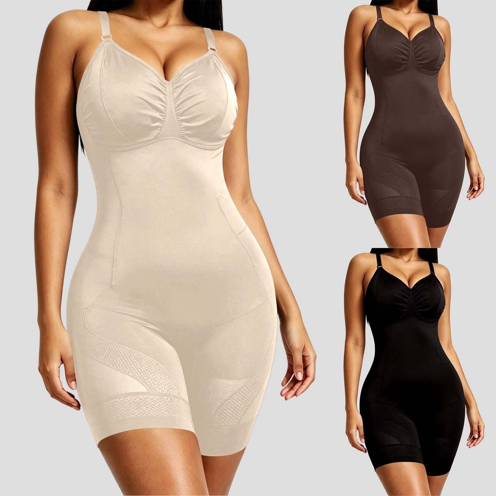 Shapewear - Body moldeador de cuerpo para mujer, moldeador de abdomen, moldeador para adelgazar, sin espalda, moldeador de cuerpo, moldeador de cintura, ropa interior ajustable